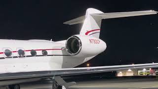 N793CP Gulfstream small video overnighting Gladstone [upl. by Whiffen]