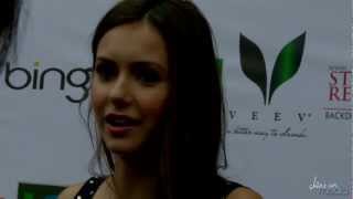 Nina Dobrev Interview  IS Foundation Influence Affair [upl. by Ramaj]