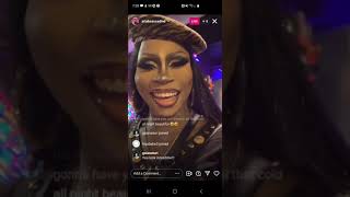 aria b cassadine  queen of the universe s1  instagram live  thursday 2 december 2021 [upl. by Ybbil]