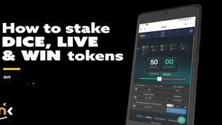 WINK HOW TO STAKE WIN TOKEN [upl. by Curzon]