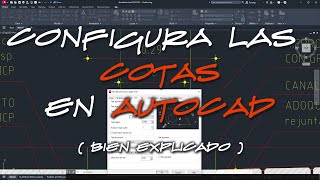 Cómo Configurar las Cotas Correctamente en AutoCAD  Guía Paso a Paso ✏️ Uso de cotas rápidas [upl. by Montagu]