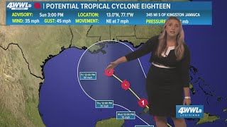 Potential Tropical Storm likely to become Cat 1 hurricane expected to move in Gulf of Mexico [upl. by Laurice867]