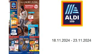 Aldi Süd Prospekt DE  vom 1811 bis 23112024 [upl. by Esydnac297]