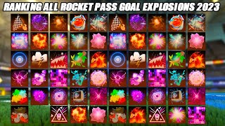 Ranking All Rocket Pass Goal Explosions In Rocket League 2023 [upl. by Adis]