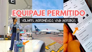 Equipaje permitido 2022 Viva Aerobús Volaris y Aeroméxico [upl. by Sella985]