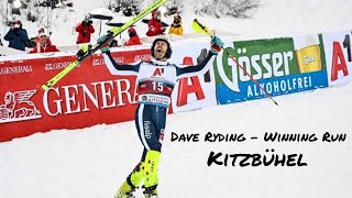 DAVE RYDING  WINNING RUN  SLALOM Kitzbühel 2022 [upl. by Marci]