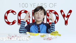 Kids Try 100 Years of Candy From 1900 to 2000 [upl. by Kirsten480]