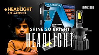 NOVSIGHT 6000K LED Headlight  Installed in Suzuki JIMNY JB43 jimnylife [upl. by Shawn]