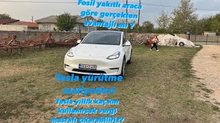 TESLA MODEL Y ALINIR MI ALMAK MANTIKLI MI YILLIK MALÄ°YETLERÄ° [upl. by Bogart]