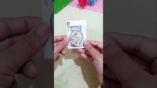 Cute mini book 🌌 mini notebookhow do make mini notebookpaper craft diy shorts trending [upl. by Tellford]