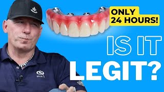 Are Permanent Teeth in 24Hrs a SCAM [upl. by Latreese]