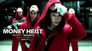 Money Heist Season 1 Ep8 Explained in Hindi  Manoj DnD [upl. by Burrton]