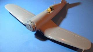 Hasegawa 172 Vought Corsair F4U1D  A building review [upl. by Eitsyrhc]