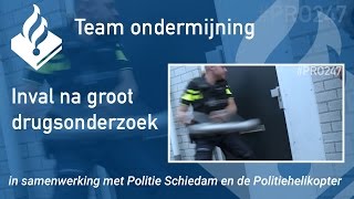 Politie PRO247  Inval na groot drugsonderzoek [upl. by Nyrahtak426]