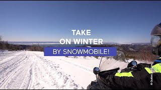 Take on BasSaintLaurent and Gaspésies winter by snowmobile [upl. by Mila]