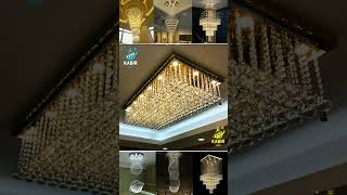 Crystal Chandelier  Modern Crystal Chandeliers  Jhumar making  Home Decor  KABIR LIGHT [upl. by Brandy224]