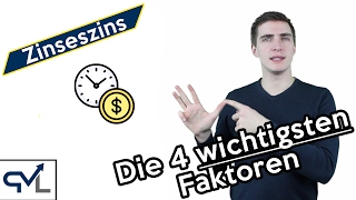 Millionär durch den Zinseszins  Die 4 WICHTIGSTEN Faktoren einfach erklärt [upl. by Casabonne]