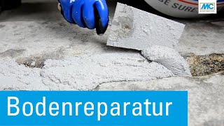 Betonboden schnell reparieren  Bodenreparatur mit Polymerbeton [upl. by Obala]