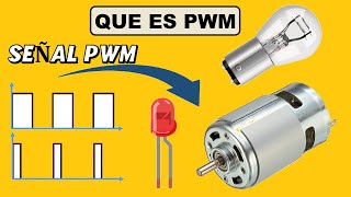 Que es PWM o Señal de Modulación por Ancho de Pulso Para que Sirve la Señal PWM [upl. by Erinn]