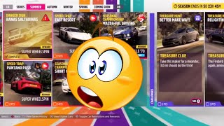 Forza Horizon 5 Danger Sign Challenge Ranas Saltarinas Complete Guide [upl. by Doughman]