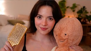 ASMR Getting You Ready For Bed  Tucking You In ✨ scalp care skincare pampering layered sounds [upl. by Jobe424]