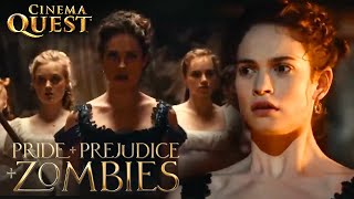 Pride And Prejudice And Zombies  Infected Crash The Party  Cinema Quest [upl. by Benedikta]