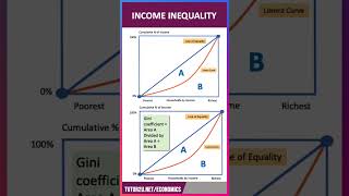 Income Inequality  60 Second Economics  A Level amp IB [upl. by Anesusa]