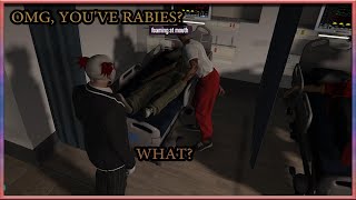 Ray Mond get saved from rabies  GTA V RP NoPixel 40 [upl. by Herminia]