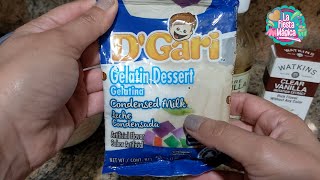 Gelatina de Leche Condensada DGari Receta para mejorar su sabor ¡fácil y rápido [upl. by Alis]