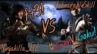 MKX  NinjaKilla212 vs UnbearableSkill ft3 Destroyers Invitational Tournament [upl. by Laekcim]