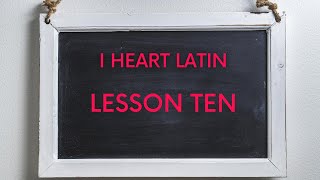 I Heart Latin  LESSON 10 Verbs of the 2nd Conjugation [upl. by Millford]