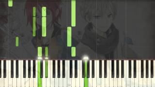 Akagame no Shirayukihime OST A Summer Stroll Piano Synthesia Tutorial [upl. by Hanikehs]