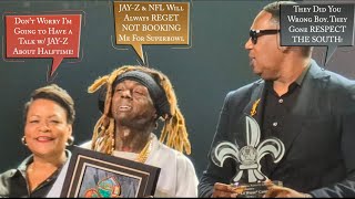 LIL WAYNE Diss JAYZ amp NFL w MASTER P NOLA MAYOR For SUPER BOWL HALFTIME Snub  Weezyana Fest 2024 [upl. by Birck700]