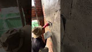 How to Do Plastering  Daily Construction Job shorts shortvideos [upl. by Agbogla]