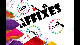 Affixes prefixessuffixes [upl. by Suiremed767]