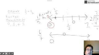 Estimating Fraction Sums Using Benchmarks [upl. by Eelorac]