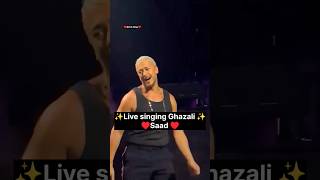 SaadLamjarreds Live singing the song Ghazaliarbicsingermoroccosaadlamjarred viralvideosshorts [upl. by Sitra]