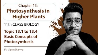 Topic 131 to 134 Basics of Photosynthesis  Photosynthesis in Higher Plants  11th Class Biology [upl. by Einaffets12]