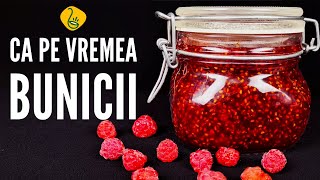 Dulceata de zmeura ca pe vremea bunicilor  Pas cu pas [upl. by Berton178]