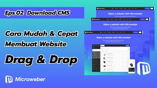 Cara Mudah amp Cepat Membuat Website Menggunakan CMS Microweber  Part 02 Download CMS [upl. by Emanuele]