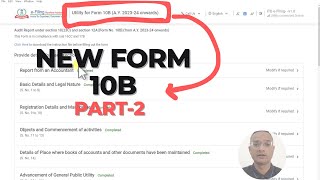 How to File Form 10B NEW Audit Report  Part 2 [upl. by Billmyre]