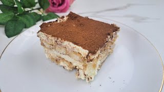 Quick Easy Delicious Tiramisu  No Egg Recipe [upl. by Lig9]