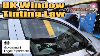 WINDOW TINTING LAW UK  CHAMELEON TINTS NOV 2023 [upl. by Walkling]