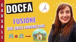 CAUSALI DOCFA Fusione di più unità immobiliari [upl. by Menashem]