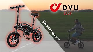 Moins de 500 € pour ce tout PETIT vélo électrique  le DYU D3F [upl. by Epotimet218]