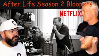 After Life Season 2 Bloopers REACTION  OFFICE BLOKES REACT [upl. by Tremain]