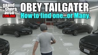 GTA V Online  How to find an Obey Tailgater Michaels Car GTA 5 Rare Vehicle After Patch 113 [upl. by Iruahs]