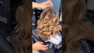 Professional Salon Color amp Highlights coloronnaturalhair naturalhair silkpressonnaturalhair [upl. by Imojean]