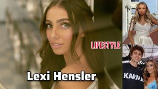 Lexi Hensler Lifestyle Boyfriend Biography Career Age Height Weight Hobbies Facts Net Worth [upl. by Jarlen]