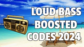 LOUD BASS BOOSTED Roblox Ids WORKING 2024 [upl. by Ecinahc]